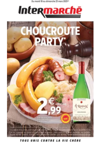 Prospectus Intermarche Contact COLOMBEY LES BELLES : S12 - R2- ALSACE TF CHOUCROUTE