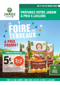 Prospectus Jardi E.Leclerc SURGERES : TRAFIC JARDI PRINTEMPS 2