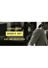 Prospectus Caroll - Printemps Lyon République : CAROLL DAYS : JUSQU'À -50%