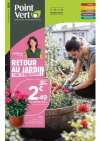 Prospectus Point Vert BAUD : RETOUR AU JARDIN FINI D'HIBERNER !