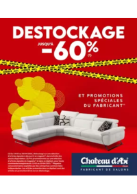 Prospectus Château d´Ax Quetigny : Destockage Jusqu'à -60%