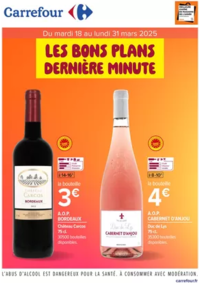 Prospectus Carrefour Drive LORIENT : LES BONS PLANS DE DERNIERE MINUTE “SPECIAL VINS”