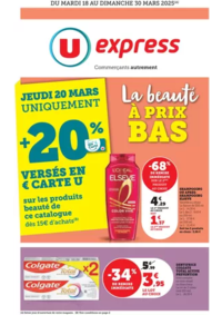 Prospectus U Express MAZAN : Spécial Beauté