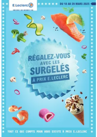 Prospectus E.Leclerc RIBERAC : SURGELES - DIGITALE - MIXTE