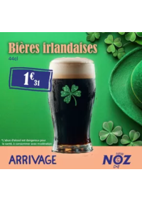 Prospectus Noz La Guerche de Bretagne : Bières irlandaises