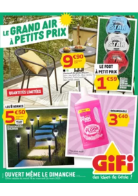 Prospectus Gifi AVRANCHES - SAINT MARTIN DES CHAMPS : Le grand air à petits prix