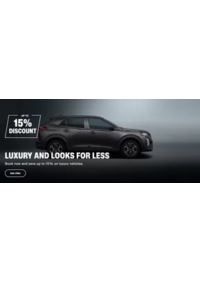 Prospectus Sixt LES ULIS - RENT ESTATE : Save up to 15% on luxury vehicles