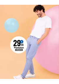 Prospectus La Halle Saint-Péray : 29,99€ le pantalon homme, 25,99€ le chino femme