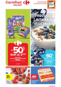 Prospectus Carrefour Market DEAUVILLE : PRODUITS LAITIERS ET VÉGÉTAUX