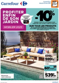 Prospectus Carrefour AIX EN PROVENCE : MOBILIER DE JARDIN: OFFRE EXCLUSIVE CLIENTS PASS