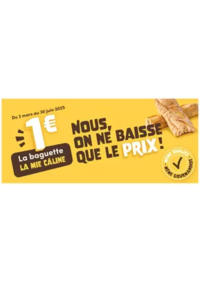 Prospectus La mie câline AGEN : Un menu malin à prix mini