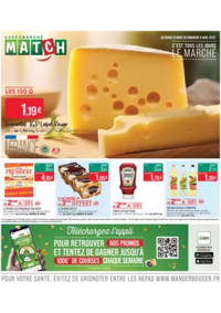 Prospectus Supermarchés Match Halluin : C'EST TOUS LES JOURS LE MARCHÉ