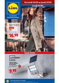 Prospectus Lidl ST POL SUR TERNOISE : Restez stylé toute l'année chez Lidl en découvrant les pièces tendances Esmara.