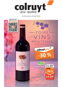 Prospectus Colruyt SENONES : Foire aux vins de printemps