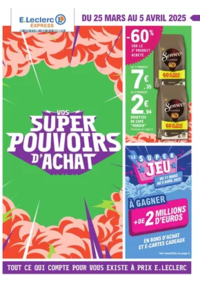 Prospectus E.Leclerc Express Marmande : Super Pouvoirs Dachat