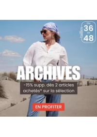 Prospectus Jacqueline Riu MOULINS : Profitez de -15% supplémentaires dès 2 articles achetés