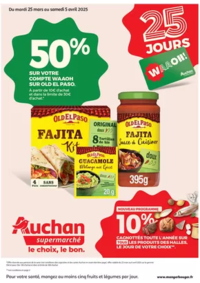 Prospectus Auchan Supermarché Beaumont 2 : Les 25 jours Waaoh, spécial XXL dans votre super