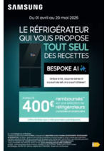 Promos et remises  : SAMSUNG FROID BESPOKE AI