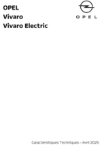 Prospectus opel : Opel Vivaro