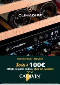 Prospectus MDA MOUTIERS : Carte cadeau offerte