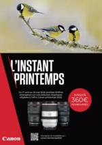 Promos et remises  : Jusqu'à 360€ remboursés avec Canon