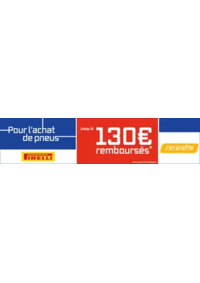 Prospectus Speedy : Pneus Pirelli : jusqu'à 130€ remboursés