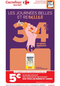Prospectus Carrefour Drive FEURS : LES JOURNÉES BELLES ET REBELLES