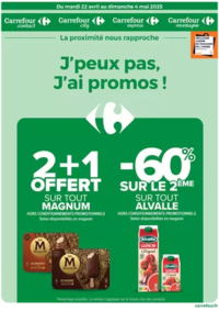 Prospectus Carrefour Contact Fère-Champenoise : J'PEUX PAS, J'AI PROMOS DU 22 AVRIL AU 4 MAI 2025