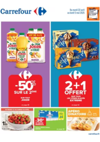 Prospectus Carrefour Contact SAINT JULIEN EN BORN : -50% SUR LE 2ÈME SUR TOUT JOKER
