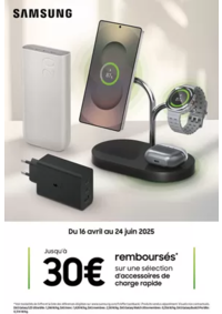 Prospectus Boulanger Biganos : OFFRE Samsung : jusqu'à 30€ remboursés !