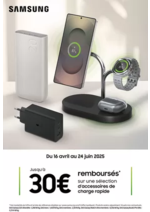 Prospectus Boulanger : OFFRE Samsung : jusqu'à 30€ remboursés !