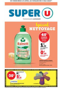 Prospectus Super U : Spécial Entretien
