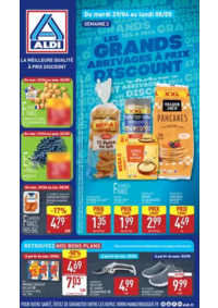 Prospectus Aldi Vouziers : Les grandes arrivages à prix discount