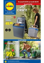 Prospectus Lidl : Préparez vos futures vacances chez Lidl avec tous les équipements de camping !