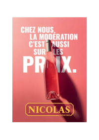 Prospectus  : Chez nous, la modération c'est aussi sur les prix