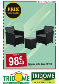 Prospectus Tridôme MENDE : PRIX COÛTANT