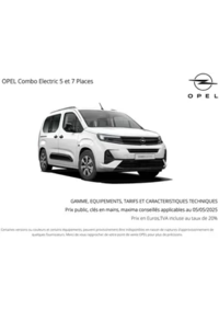 Prospectus Distributeur OPEL AUTO GP DIFFUSION SARL CHAUMONT : Opel Combo Electric