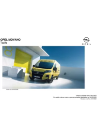 Prospectus Distributeur OPEL AUTO GP DIFFUSION SARL CHAUMONT : Opel Movano