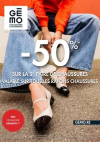 Prospectus Gemo BAR SUR AUBE : -50% sur le 2ème