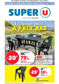 Prospectus Super U AMBAZAC : Les beaux jours !
