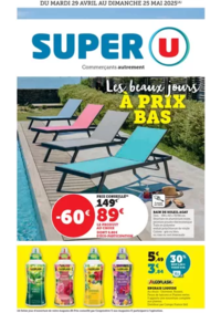 Prospectus Super U AUNEAU : Les beaux jours !