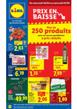 Prospectus Lidl : Faites des économies et profitez de réductions sur une large sélection de produits !