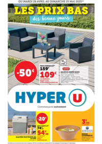 Prospectus Hyper U GUICHEN : Les beaux jours !