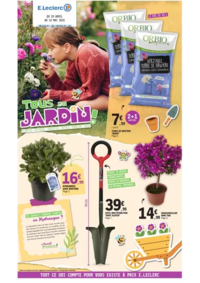 Prospectus E.Leclerc BAR LE DUC : TOUS AU JARDIN