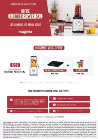 Prospectus Copra MANOSQUE : MAGIMIX VOUS OFFRE JUSQU'A 125€ DE CADEAUX