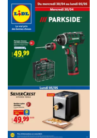 Prospectus Lidl MONCEL LES LUNEVILLE : Parkside est de retour en supermarché ! Ne manquez pas nos offres !