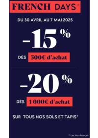 Prospectus Saint Maclou Chambéry : French days