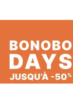 Promos et remises  : Bonobo days Jusqu'à -50%