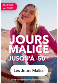 Prospectus Grain de Malice Épinal  : Jour Malice