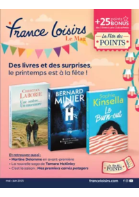 Prospectus France loisirs Saint-Raphaël : Mai - Juin 2025